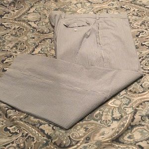 Ralph Lauren pale blue seersucker pants.